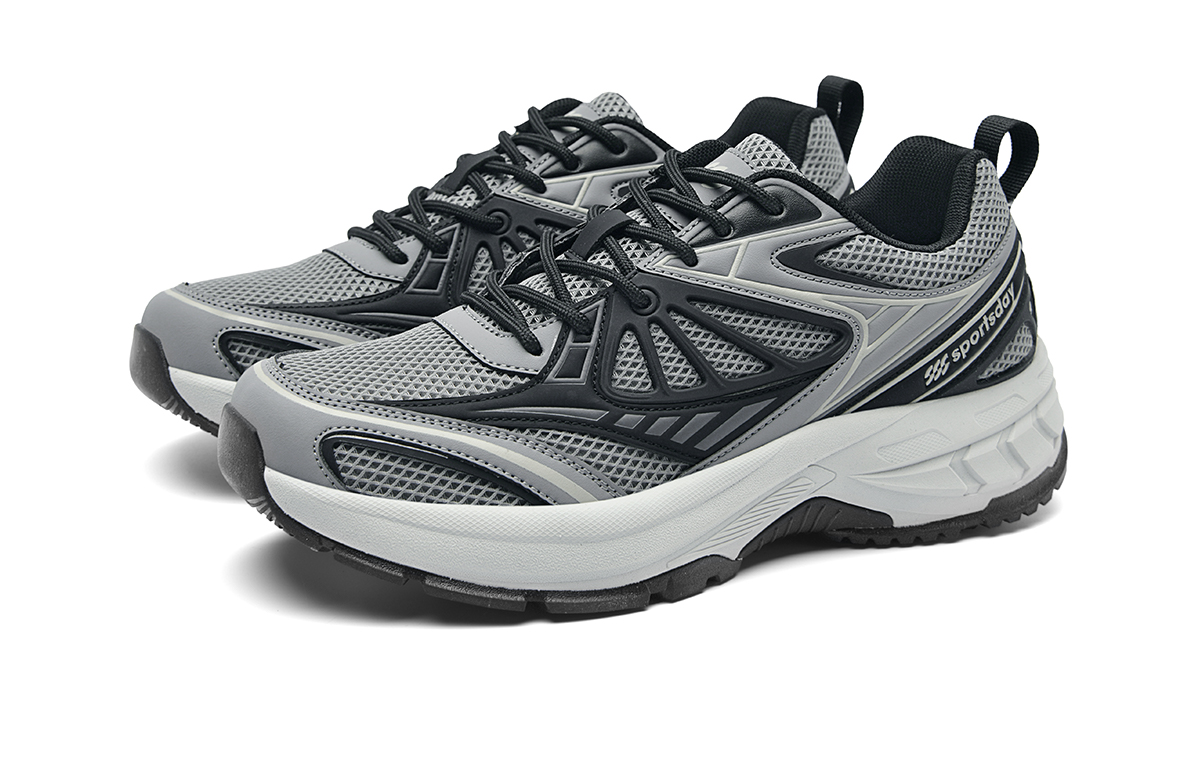 HLA Textile, Synthetic Leather Abrasion Resistant Breathable Low top Casual Running Shoes Men’s