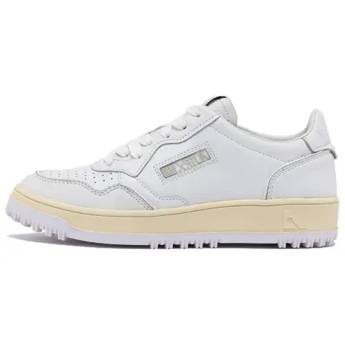 AUTRY Leather Low top Skateboard Shoes Women's White