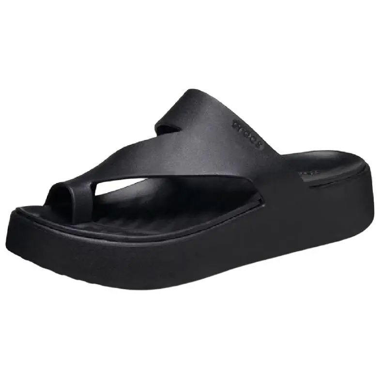 Crocs EVA Quick Dry Flip Flops Women's Black