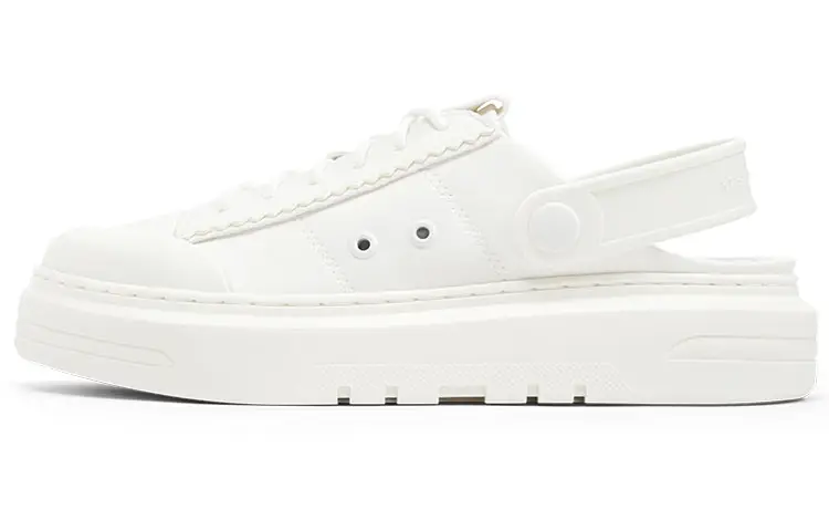 CHARLES&KEITH Pu Stylish Skateboarding Shoes Women's White