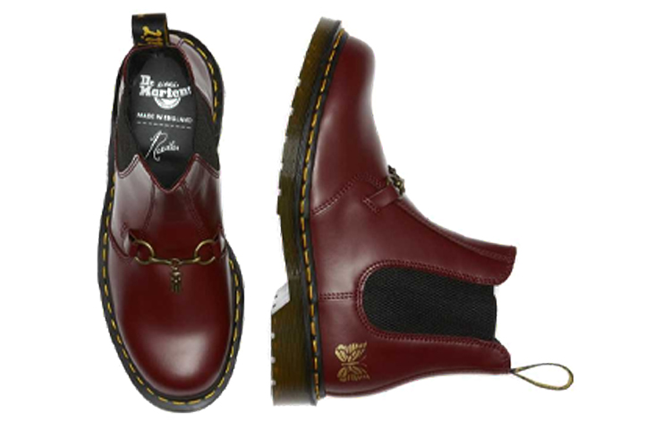 2976 Needles x 2976 Dr.Martens Snaffle Chelsea 'Cherry Red'