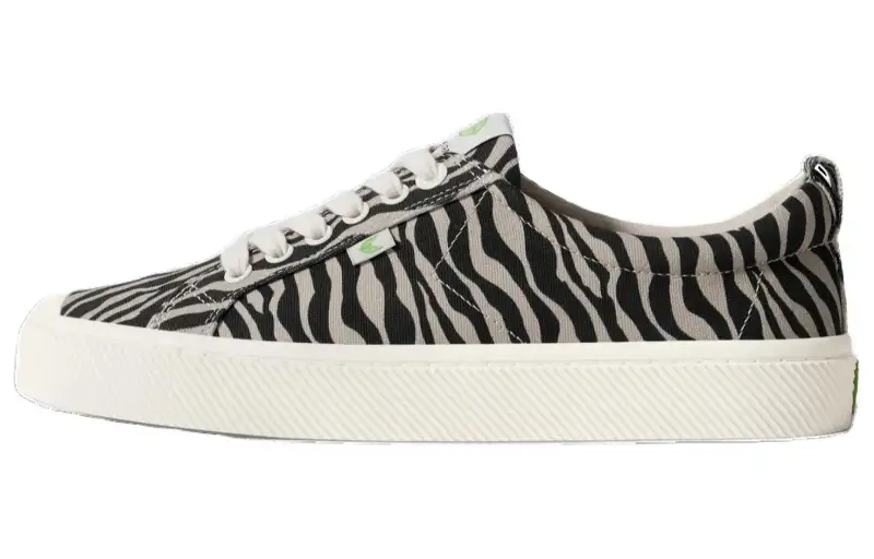 CARIUMA Canvas Low top Skateboard Shoes Unisex Black Gray