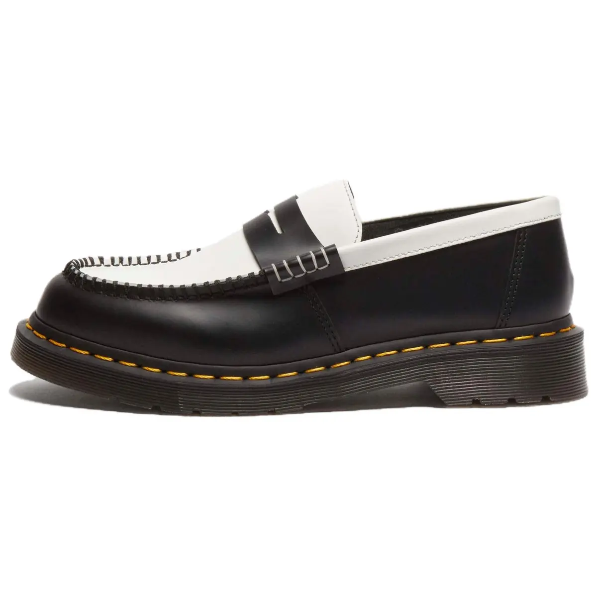 Dr.Martens Penton Leather Loafer 'Black White'