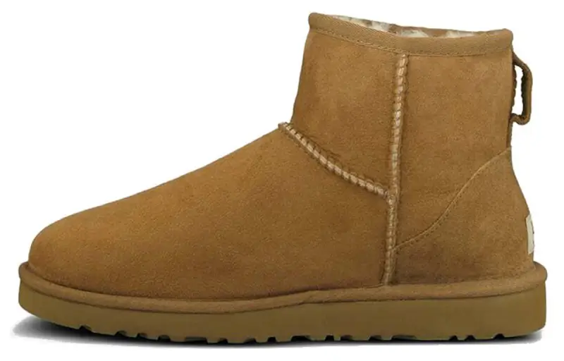 UGG CLASSIC MINI Snow Boots Women's Low Top Chestnut Brown