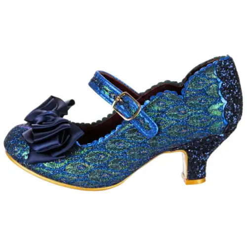 IRREGULAR CHOICE Pu Fashion Mary Jane Shoes 6CM Women's Blue