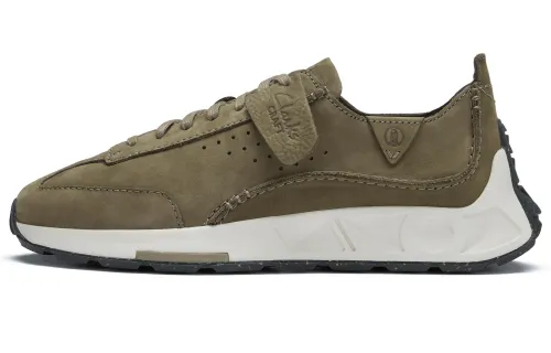 Clarks Cow Leather Casual Shoes Men's Green