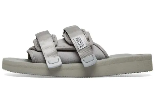 Suicoke Rubber Sole Slip Resistant Slip Resistant Slide Slippers Men's Gray