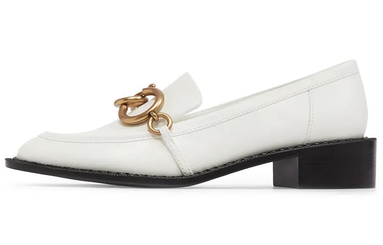 CHARLES&KEITH Loafers Women's Low Top Pink White