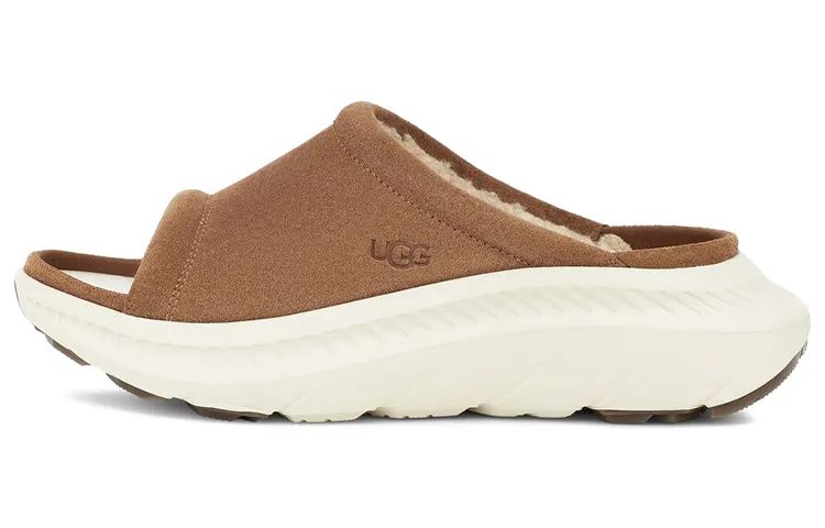 UGG CA805 V2 Rubber Sole Abrasion Resistant Slide Slippers Men's Brown