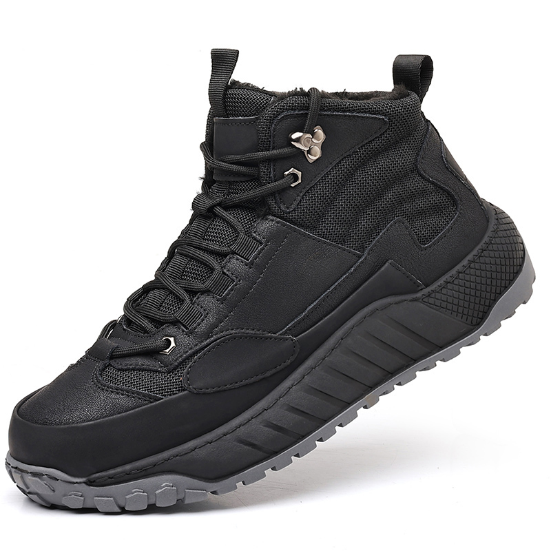 GIHO Top Grain Cow Leather Slip Resistant Abrasion Resistant Mid top Mountaineering Shoes Men’s
