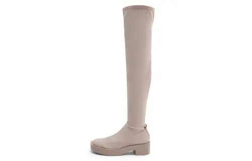 CHARLES&KEITH Pu Knee high Boots Women's Taupe