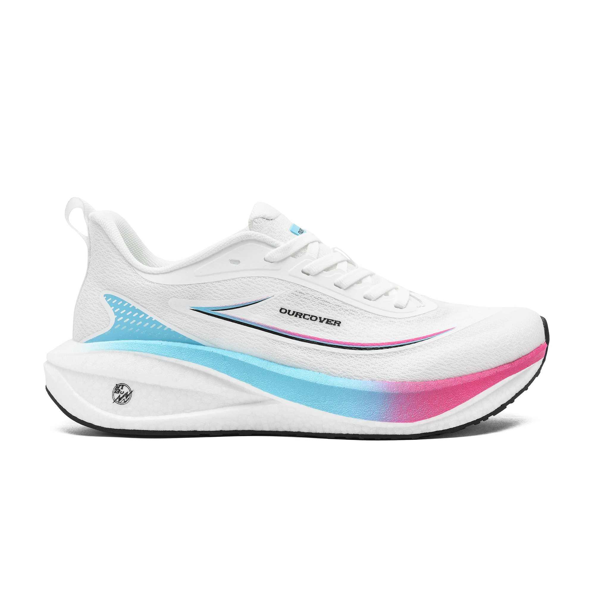 OURCOVER Abrasion Resistant Anti Rollover ETPU Sole Physical Fitness Test & Exam Running Shoes Unisex