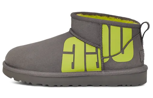 UGG Classic Ultra Mini Broken Logo 'Grey Green' Women's
