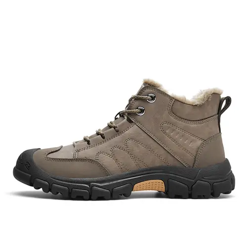 CARTELO Cow Split Leather Short Outdoor Boots Men's