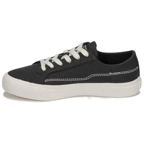 Levis Canvas Cushioning Abrasion Resistant Low top Skateboard Shoes Women's Black