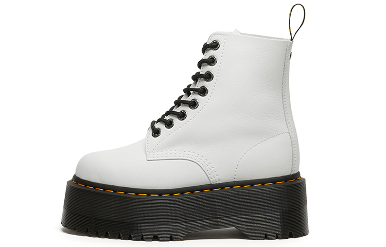 Dr. Martens 1460 Pascal Pisa Combat Boots White Women's