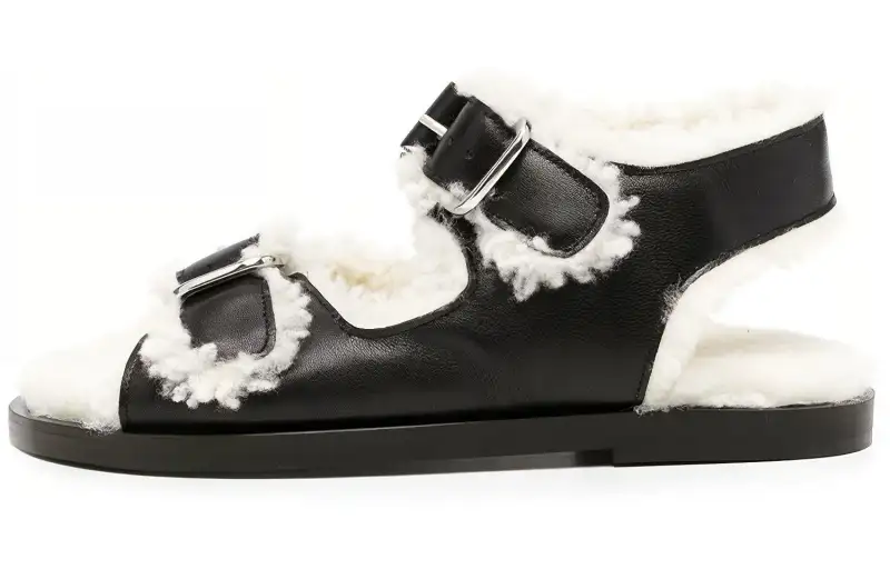 Arizona Love Slide Slippers Women's Black White