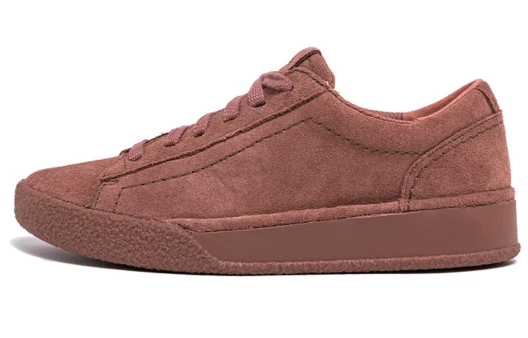 Clarks Skateboard Shoes Women's Low Top Light Purple Suede
