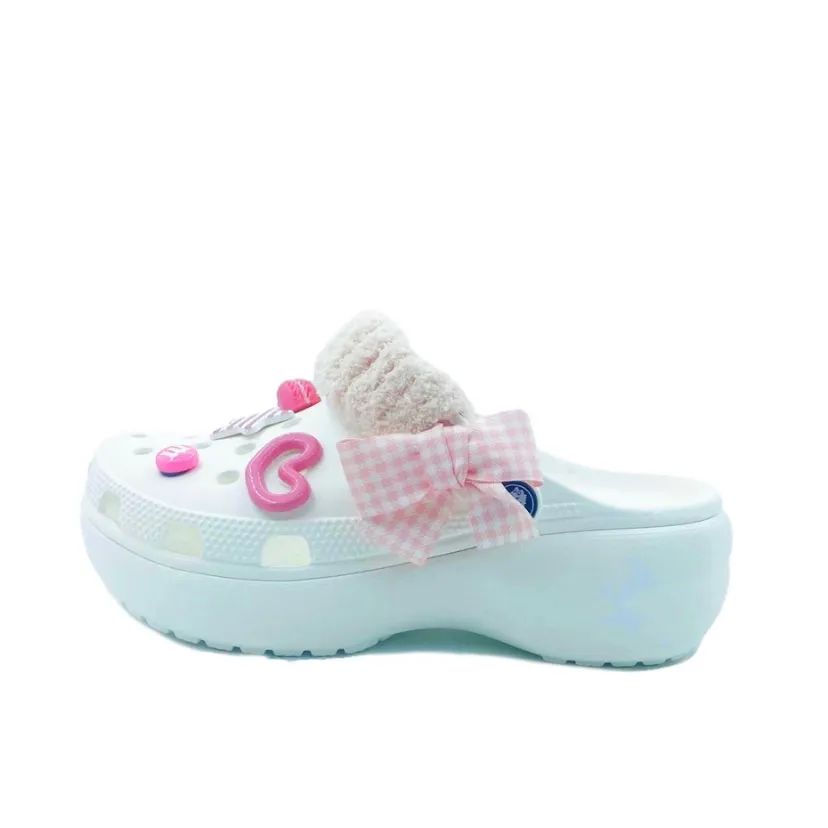 Crocs Classic Platform Clog EVA Clogs Unisex Pink