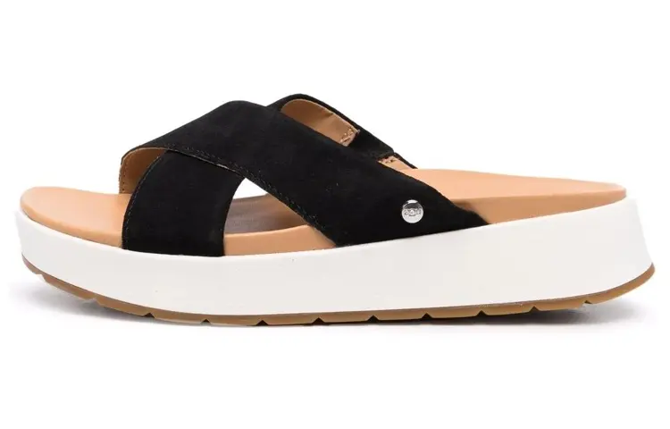 UGG Platform Suede Slides