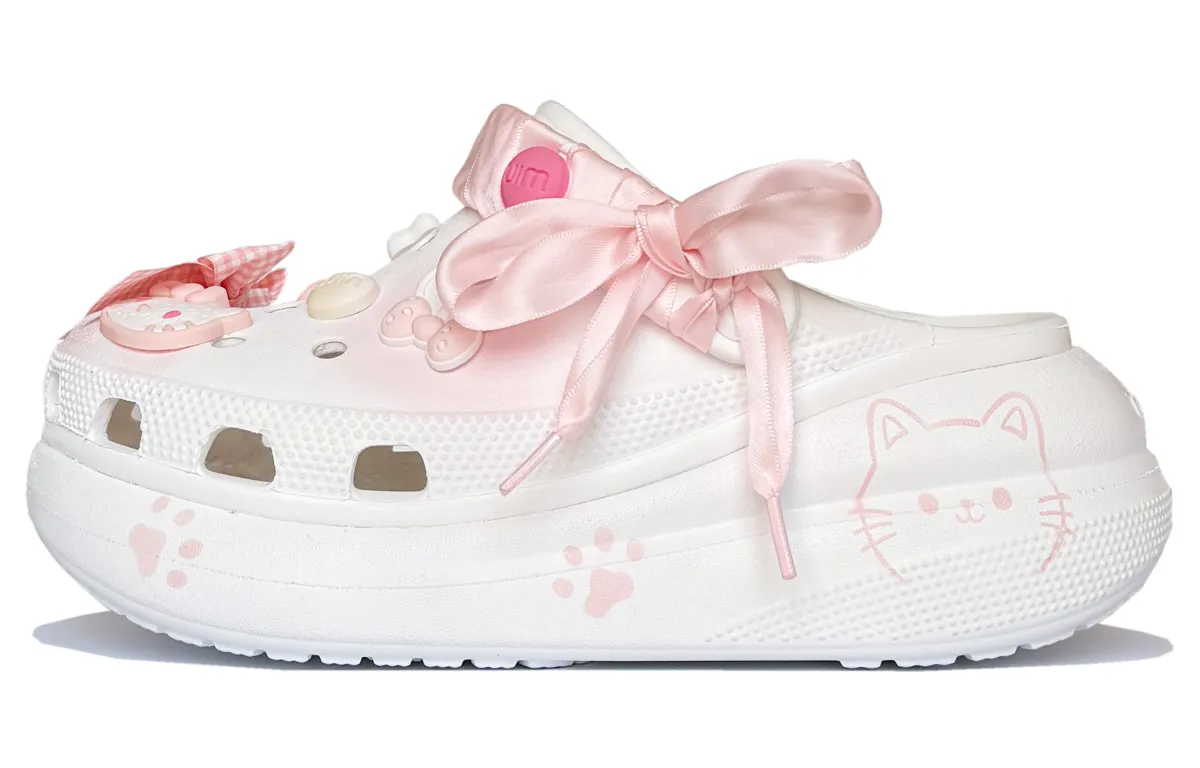 Crocs Crush Clog Moon Mail, Pink Kitten EVA Clogs Unisex Pink