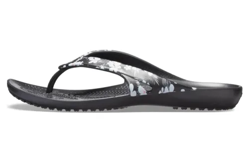 Crocs Kadee Ii Seasonal Flip Flops 'Tropical Floral Black' Women's