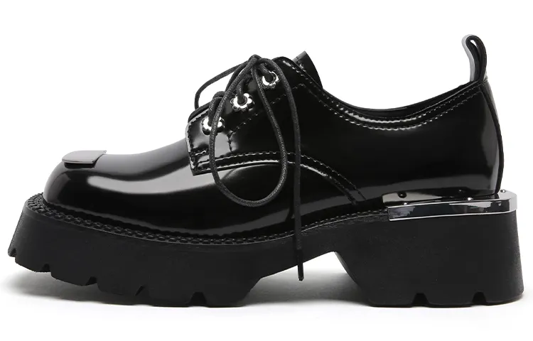PACO GIL Leather Platform Shoes Women's