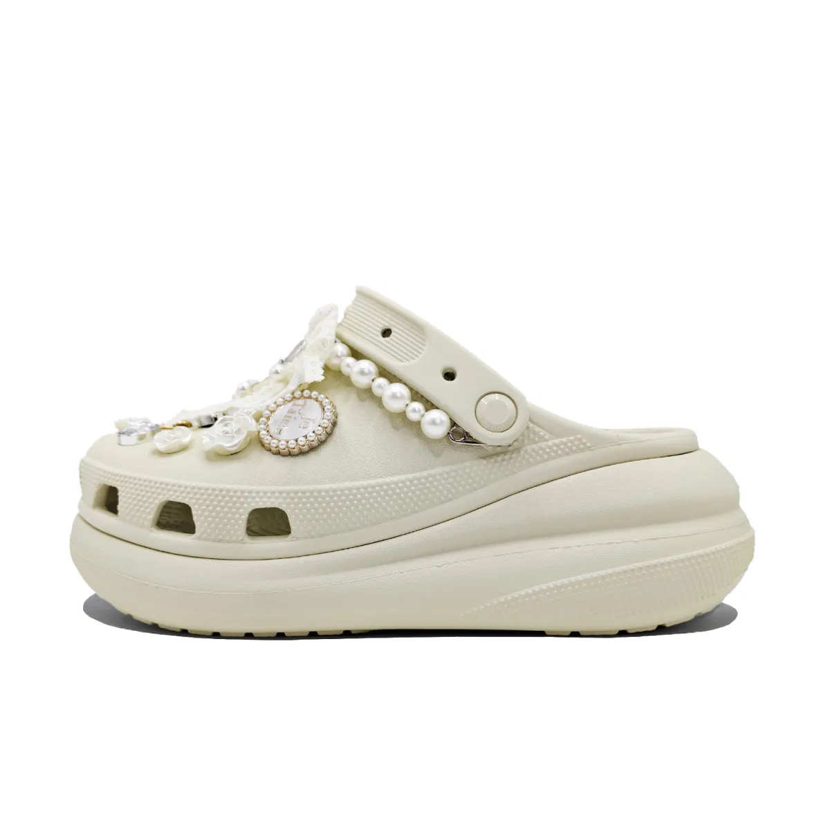 Crocs Crush Clog EVA Clogs Women's Bone