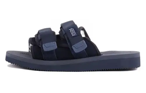 Suicoke Cow Leather Slide Slippers Men's Blue