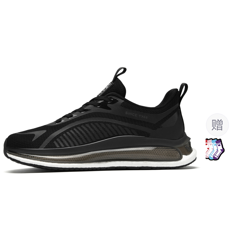 AOKANG Breathable And Wear resistant Low top Running Shoes Men’s Black