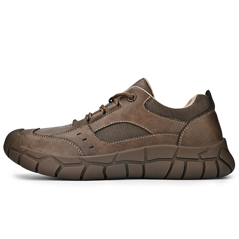 JIGONGYANG Cow Split Leather Slip Resistant Abrasion Resistant Slip Resistant Abrasion Resistant Mountaineering Shoes