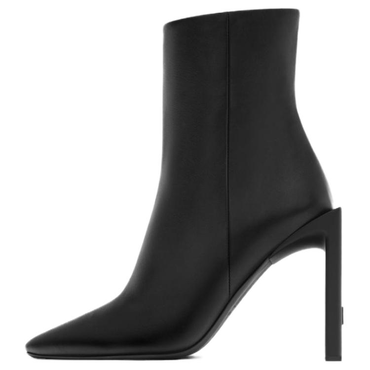 Женские ботинки Fear Leather Square Toe Boots (черные)