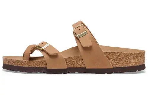 Birkenstock Slide Slippers Unisex Brown