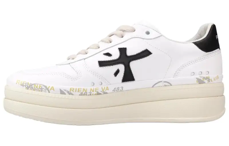 PREMIATA Micol Leather Skateboard Shoes Women's White