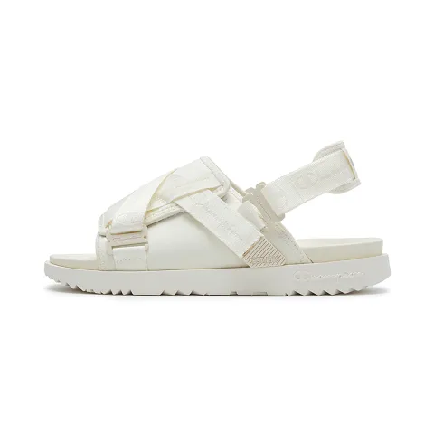 Champion Fabric Beach Sandals Unisex Milk White/Linen