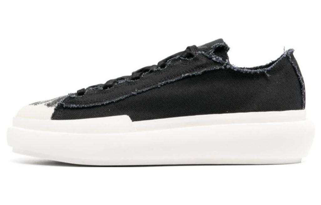 Y-3 Nizza Low "Worn-In" Black Off White
