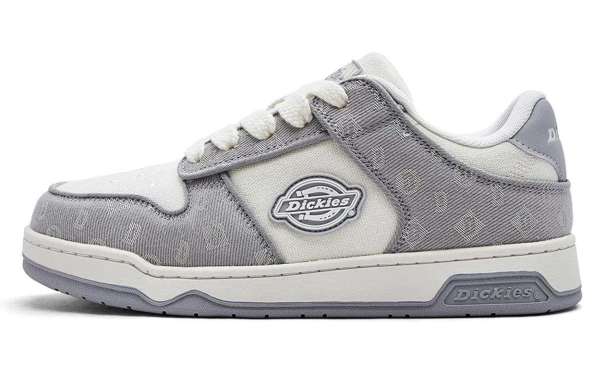 Dickies Low top Skateboard Shoes Men's White Gray