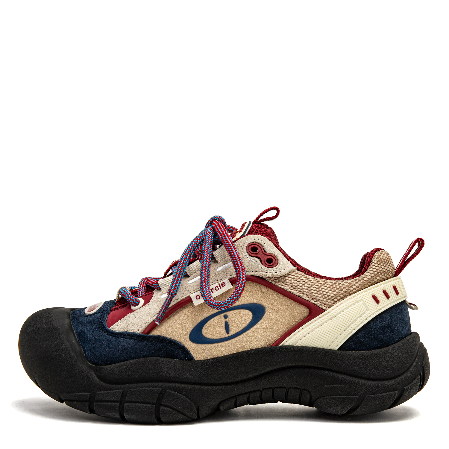 OICIRCLE Cow Suede Cushioning Low top Mountaineering Shoes Women’s Ancora Red