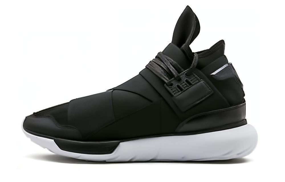 Y-3 Qasa High 16SS Y3 Comfortable Non-slip Lightweight Life Casual Shoes Men's Black and White Samurai