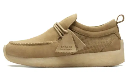 Clarks Maycliffe "Dark Sand Suede" loafers