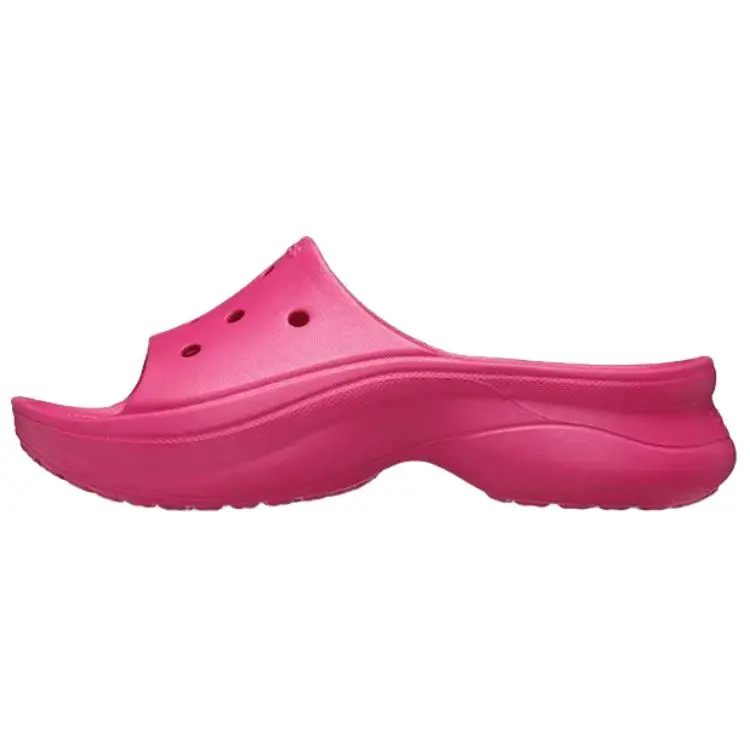 Crocs EVA Abrasion Resistant Slide Slippers Women's Rose Red