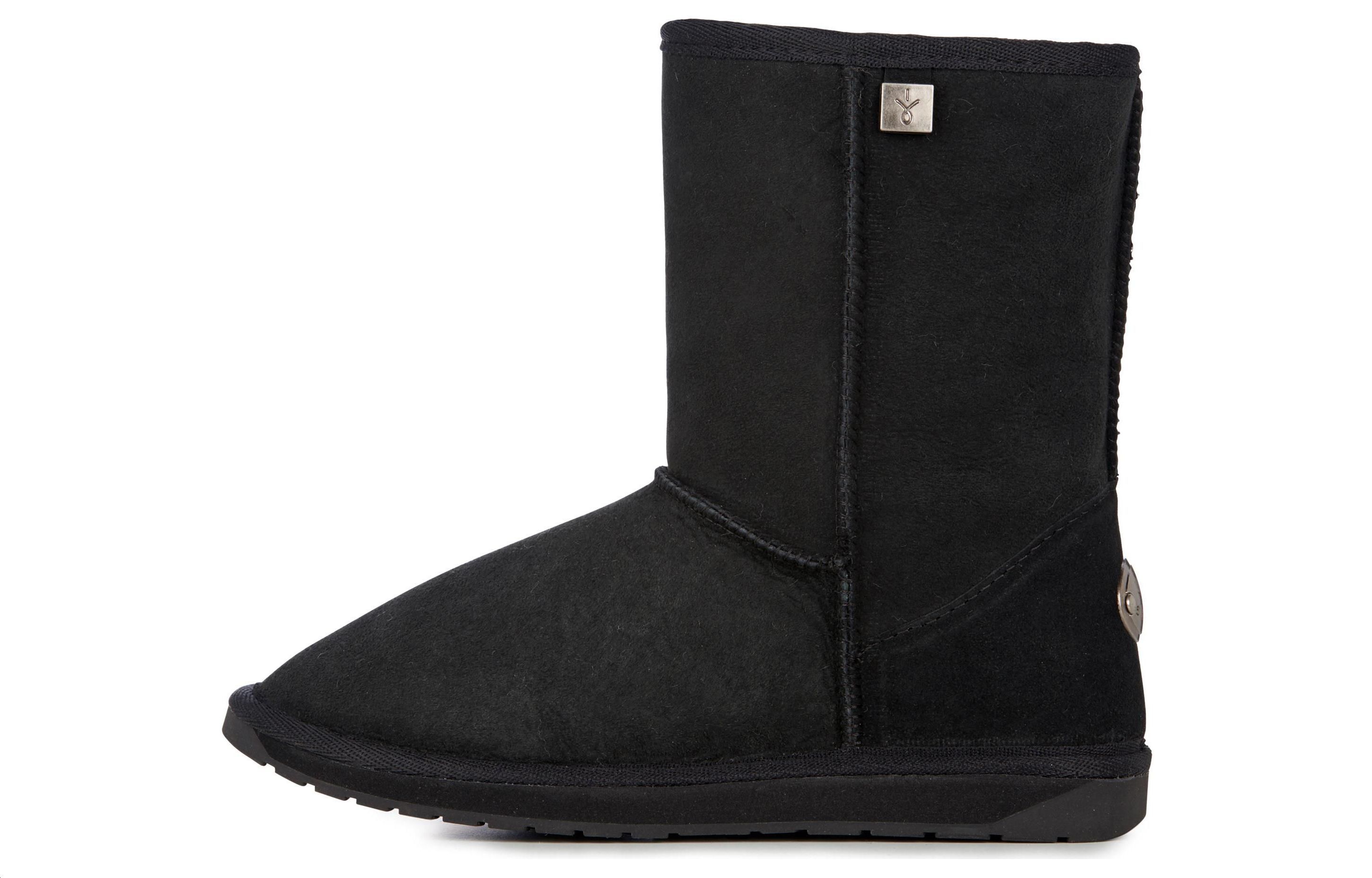 EMU Australia Sheepskin Crew Snow Boots Men's Black