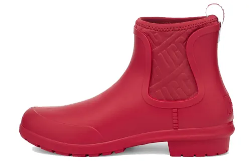 UGG Chevonne Short Chelsea Boots Women's Red