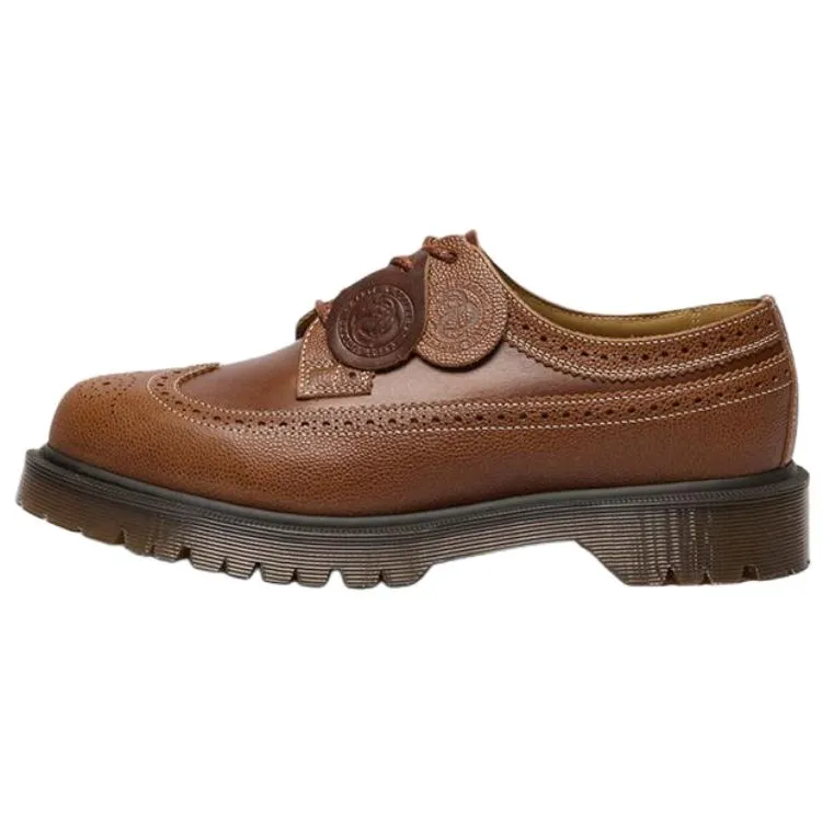 Dr.Martens MIE 3989 Leather Low top Casual Shoes Unisex Brown