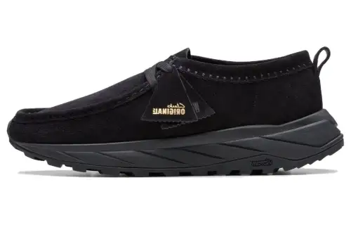 Clarks Originals Walla Eden Lo Black Suede