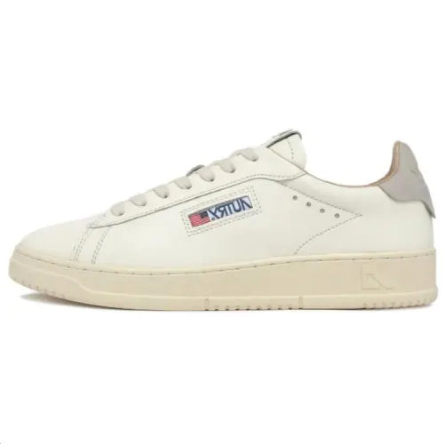 AUTRY Cow Leather Low top Skateboard Shoes Women's White Gray