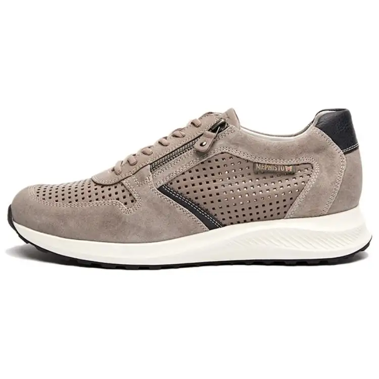 MEPHISTO Top Grain Cow Leather Casual Shoes Men's