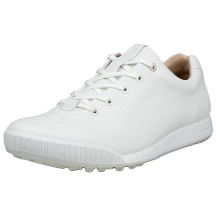 Ecco Golf Street Leather Abrasion Resistant Abrasion Resistant Low top Golf Shoes Men’s White