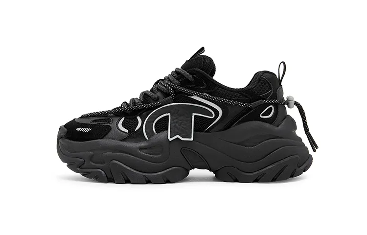Champion Thousand Layers Y2K Shoes Low top Chunky Sneakers Women's Black