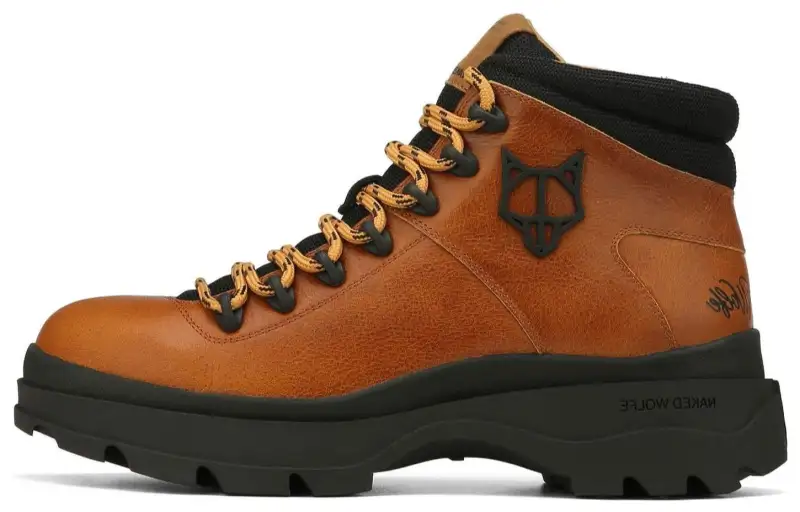 Naked Wolfe Aspen Leather Ankle Boots Men's Brown